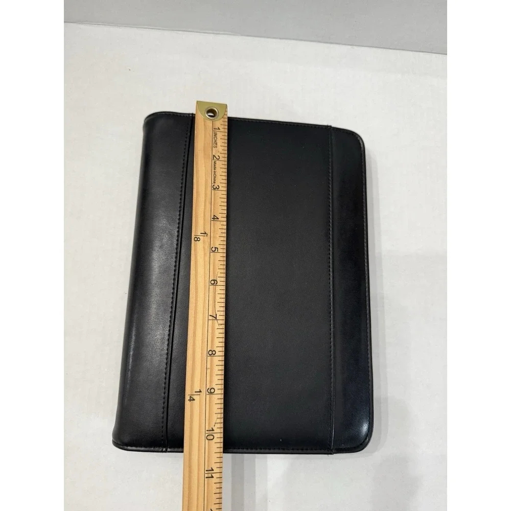 VTG Franklin Covey 365 Black Planner Zip Around 7 Ring Binder 10 X 8 Blank Pages